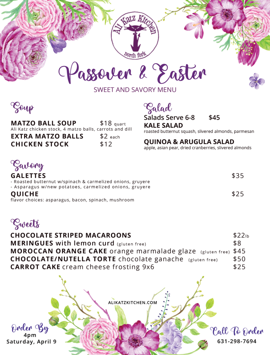 Easter & Passover 2022 Ali Katz Kitchen